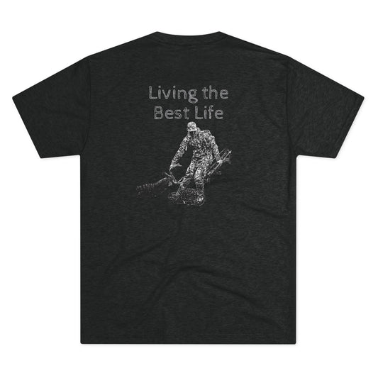 Living the Best Life Hunting Tri-Blend T-shirt